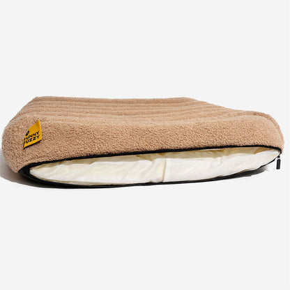 Comfortable Dog Bed - Cheesecake Comfort Bed-White-M-Nora Luxe