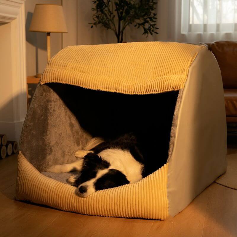 Plush Pet Sleeping Tent - Pexav
