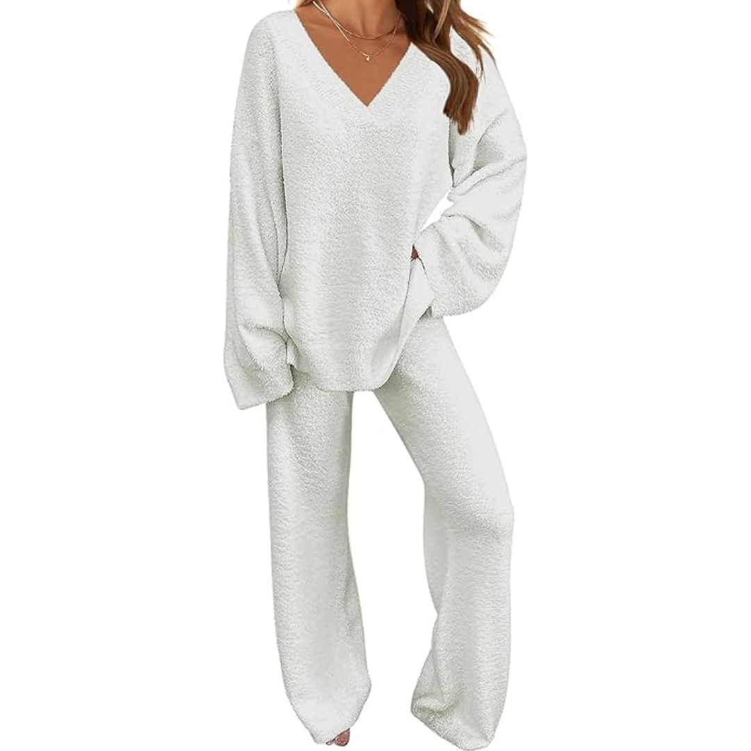 Soft Cozy Fleece Pajama Set - Pexav