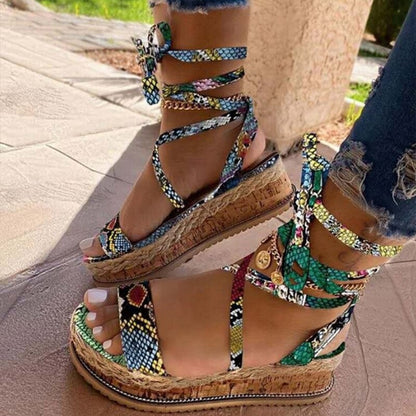 Comfortable ladies' comfort sandals with footbed & modern design - Amaya-Green-3-Nora Luxe