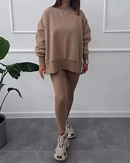 Comfortable Ladies Loungewear Set - Mila-Pink-S-Nora Luxe