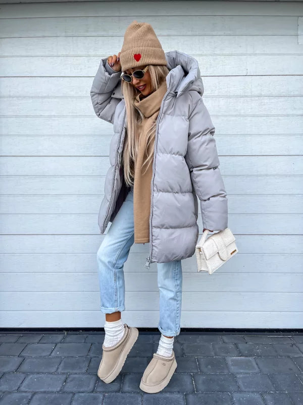Warm Women's Winter Parka Coat - Pexav