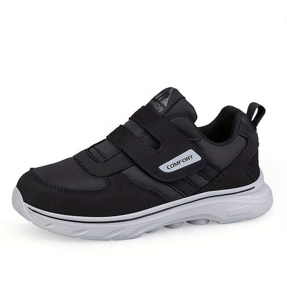 Comfortable Loop Shoes with Velcro - EasyStride-Black-3.5-Nora Luxe