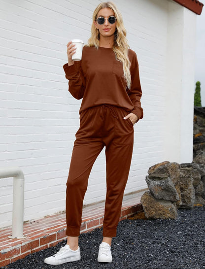 Comfortable Lounge Set - Emma-Blue Striped-S-Nora Luxe