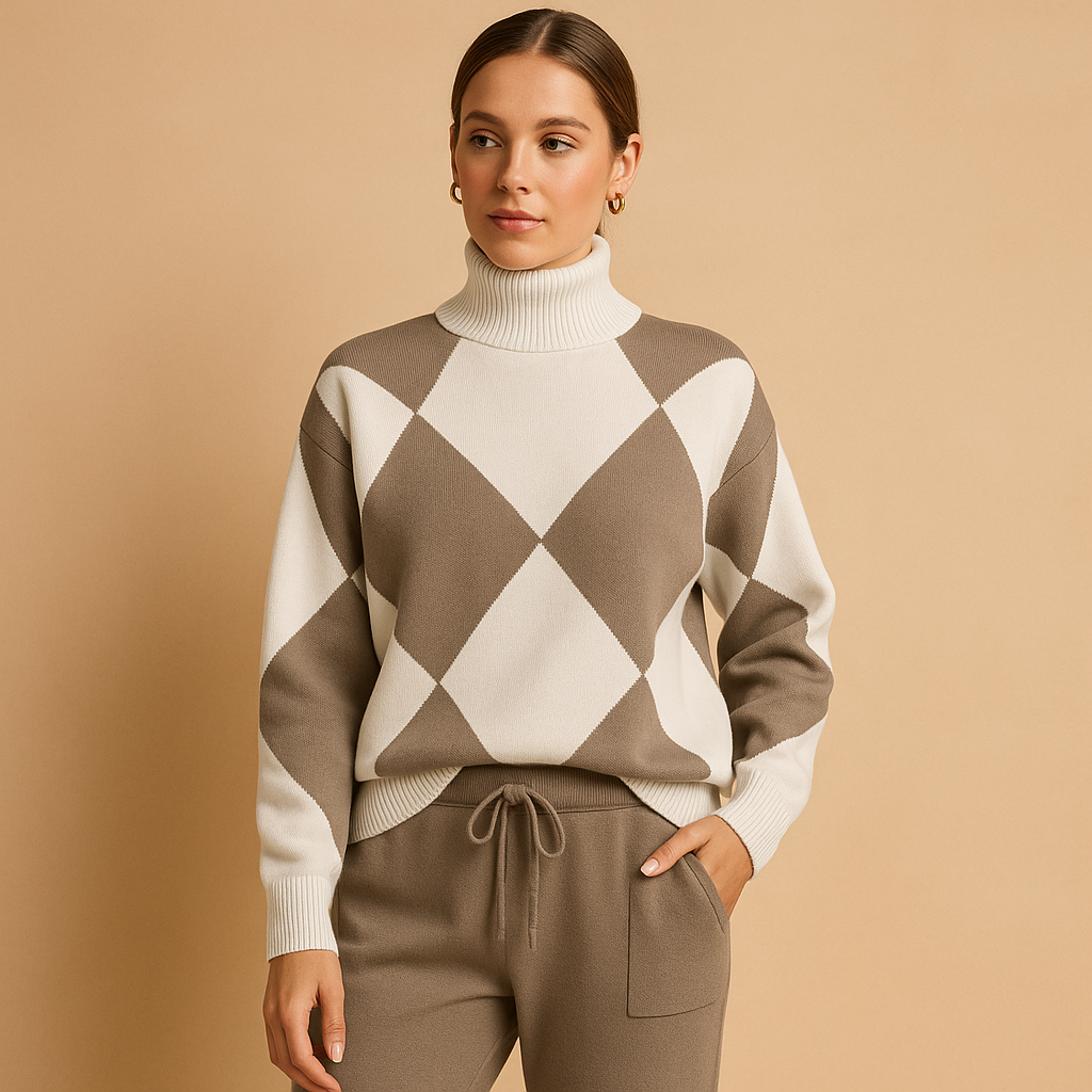 Soft Women's Lounge Wear Set Jogger Pants Sweatshirt - Nocini