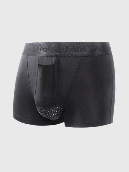 Comfortable Men's Boxers (3-Pack) - Devon-Black/Gray/Blue-XS-Nora Luxe
