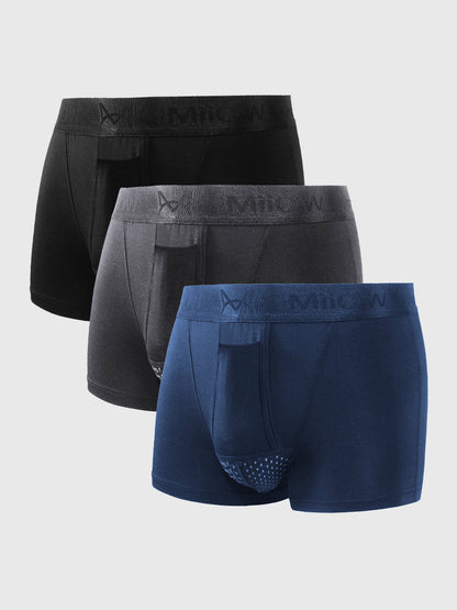 Soft Mens Boxer Shorts (3 Pack) - Pexav