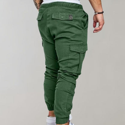 Comfortable Men's Cargo Pants - Elias-Gray-M-Nora Luxe