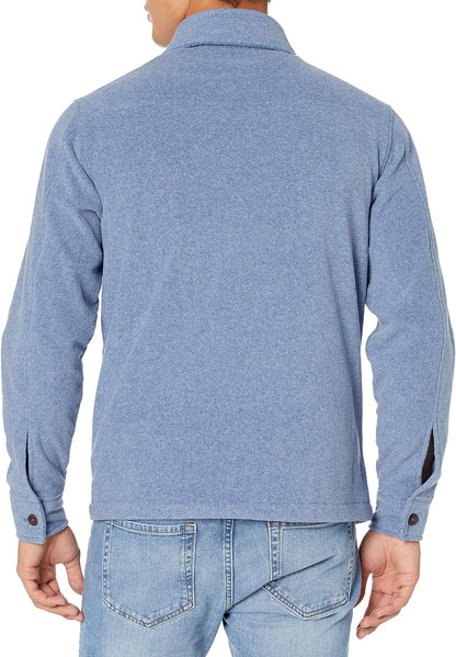 Comfortable Men's Fleece Shirt - Max-Black-S-Nora Luxe
