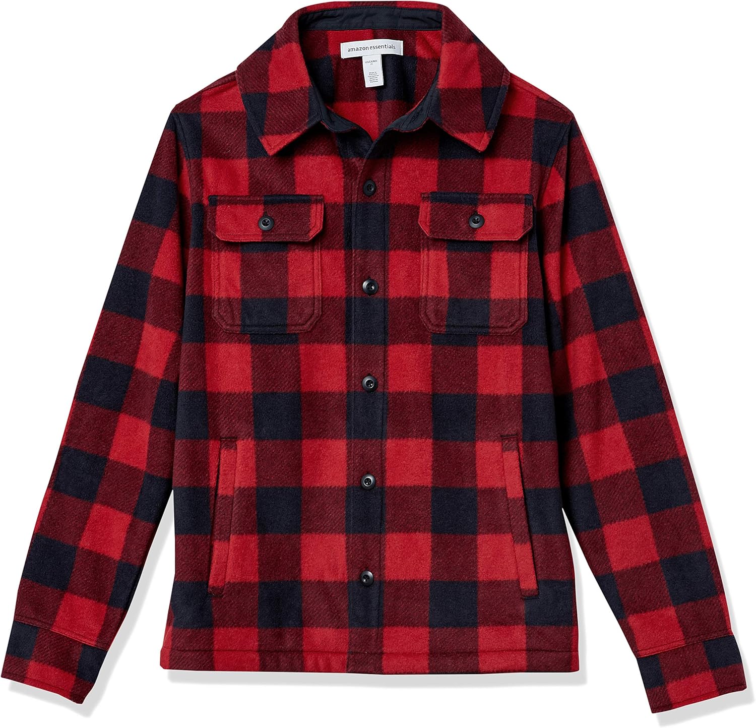 Comfortable Men's Fleece Shirt - Max-Black-S-Nora Luxe