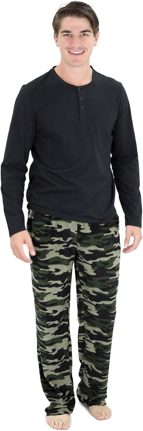 Soft Mens Sleepwear Pajama Set - Pexav