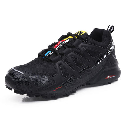 Comfortable Men's Shoe for Hiking and Trekking - RoverTrail-Black-6-Nora Luxe