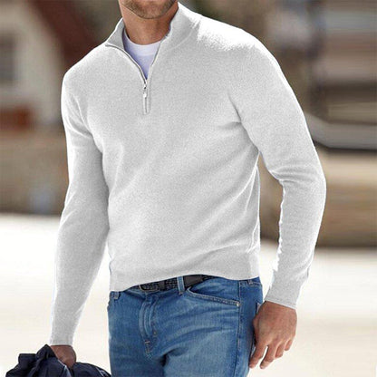 Warm Mens Zip Up Sweatshirt - Milo - Pexav