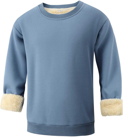 Comfortable Men's Sweatshirt - Finn-Blue-S-Nora Luxe