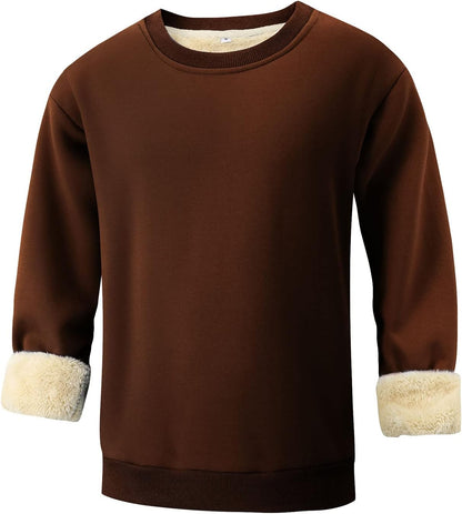 Comfortable Men's Sweatshirt - Finn-Brown-S-Nora Luxe