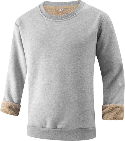 Comfortable Men's Sweatshirt - Finn-Light Gray-S-Nora Luxe