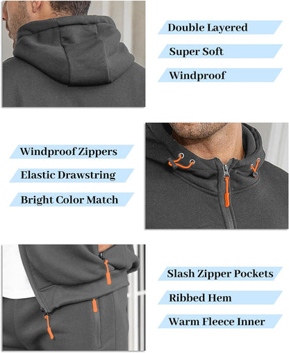 Comfortable Men's Tracksuit - Jamie-Green-S-Nora Luxe