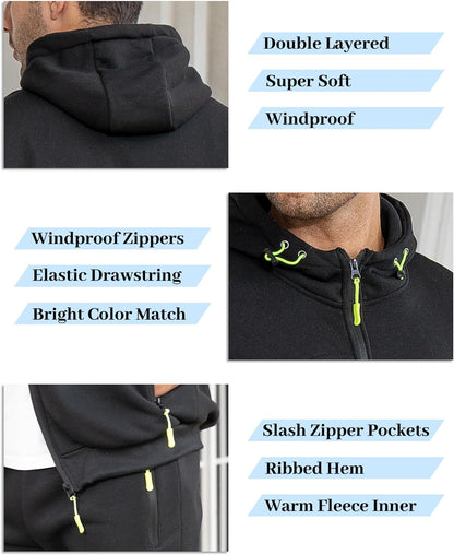 Comfortable Men's Tracksuit - Jamie-Green-S-Nora Luxe