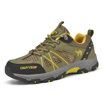 Comfortable Mountain Shoes - SummitPro-Khaki-6.5-Nora Luxe