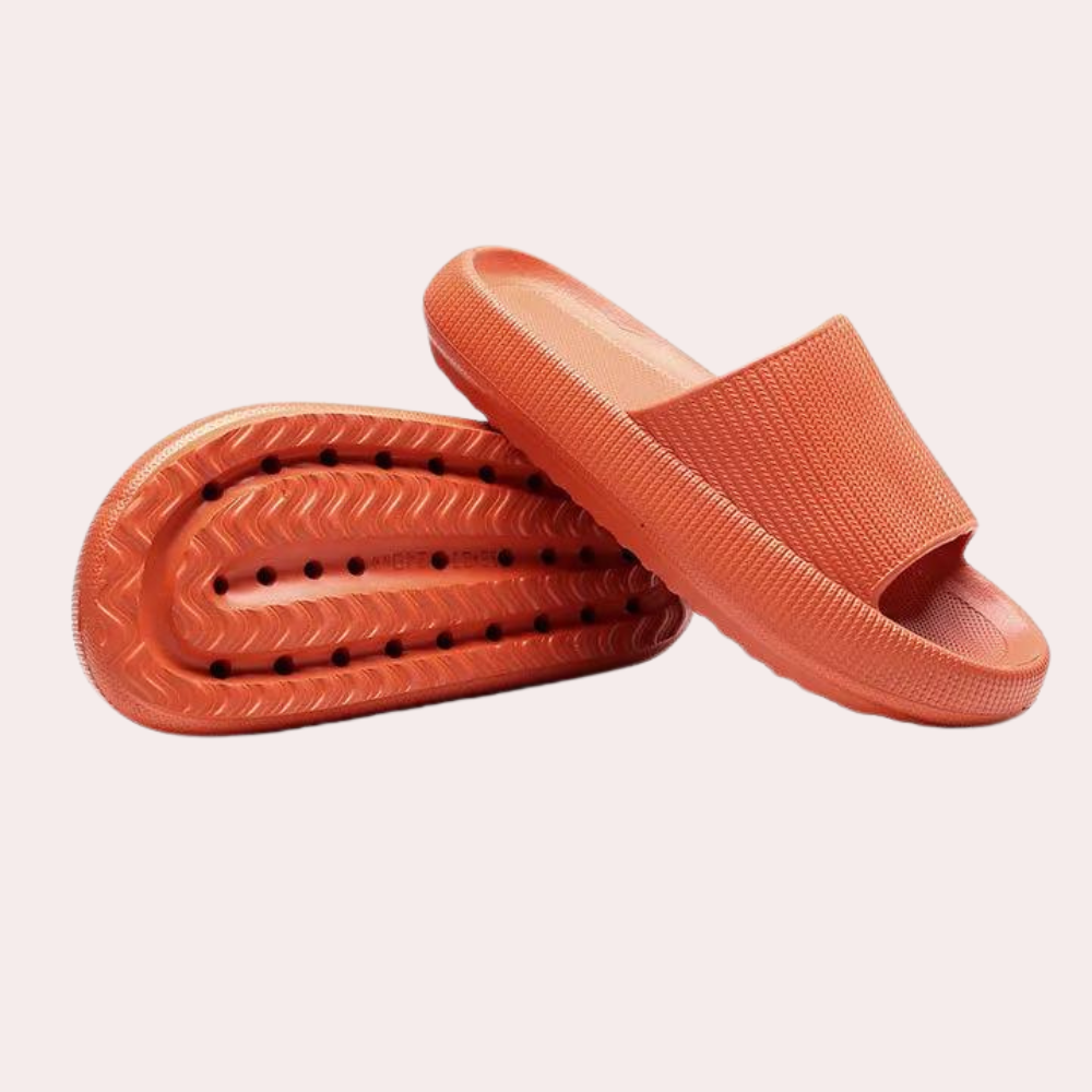 Comfortable Non-Slip Bath Slippers for Women - Elaya-Yellow-3-Nora Luxe