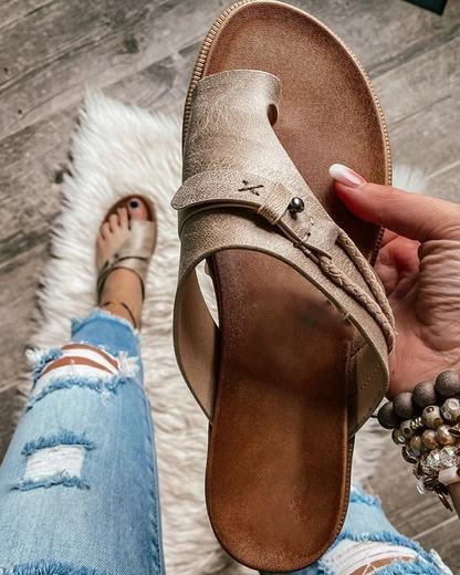 Comfortable Orthopaedic Ladies' Sandals – Liv-Gray-36-State of Style