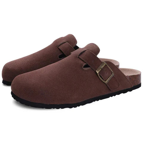 Comfortable Orthopaedic Slippers | Support and Style for All Day-5-Bordeaux red-Nora Luxe