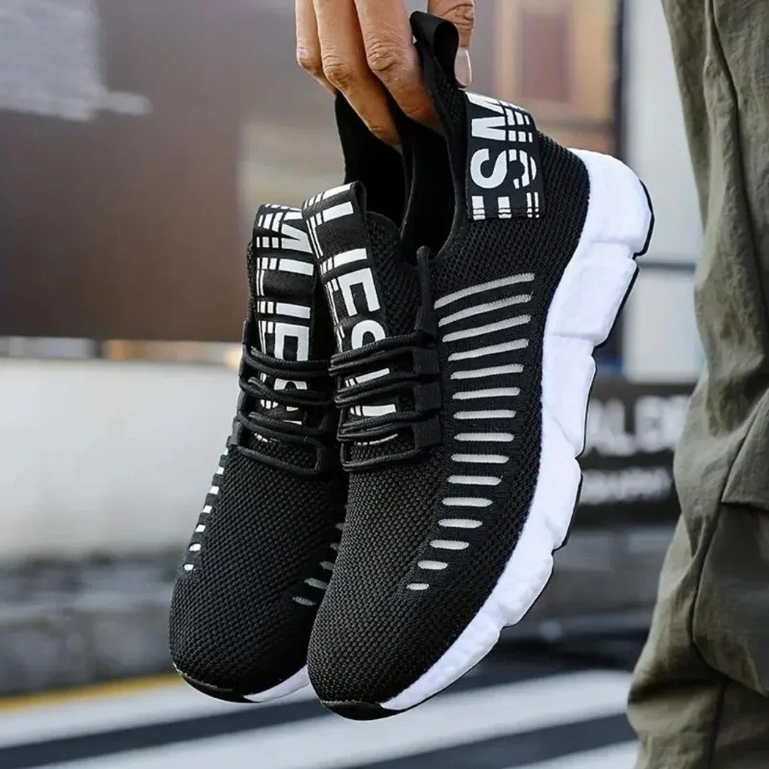 Comfortable Sneakers - VitalSteps-Black-5.5-Nora Luxe