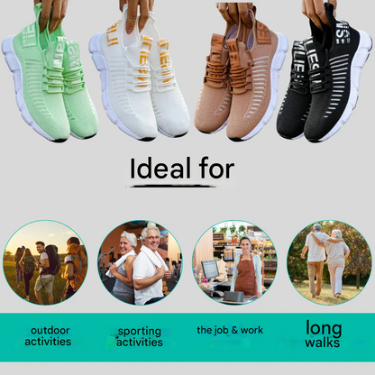 Comfortable Sneakers - VitalSteps-Black-5.5-Nora Luxe