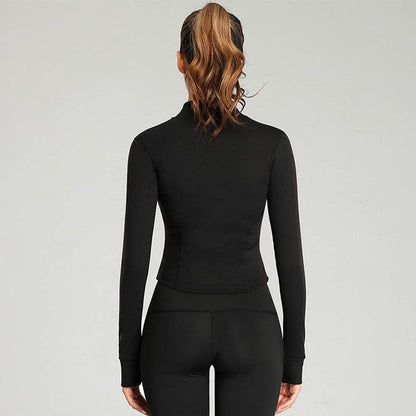 Comfortable Sports Jacket - FlexiMove-Apricot-XS-Nora Luxe