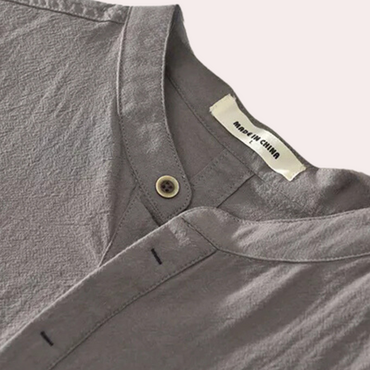 Comfortable Summer Shirt for Men - Milo-Blue-S-Nora Luxe