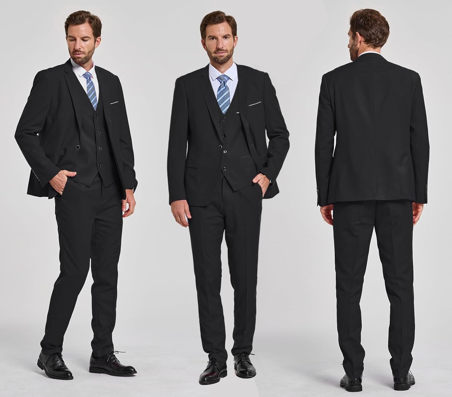 Comfortable Two-Piece Men's Suit - Ralph-Bordeaux-XS-Nora Luxe