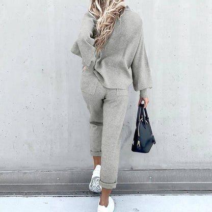 Comfortable Two-Piece Tracksuit - Zoë-Pink-S-The Livary