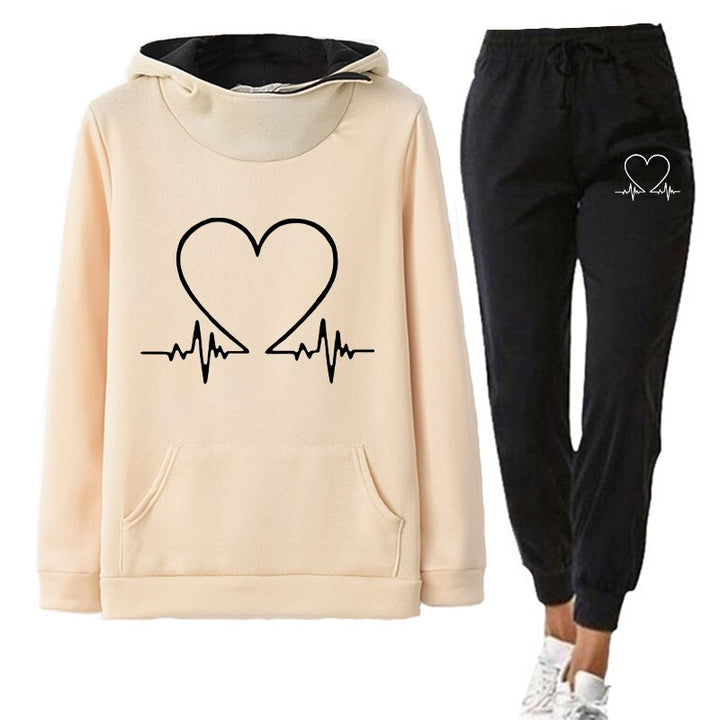 Comfortable & Warm Tracksuit – Eléna-Yellow-S-The Livary