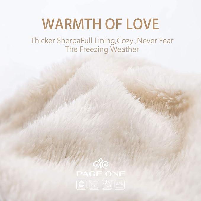 Comfortable Winter Pom Beanie - Yvonne-Beige-Nora Luxe