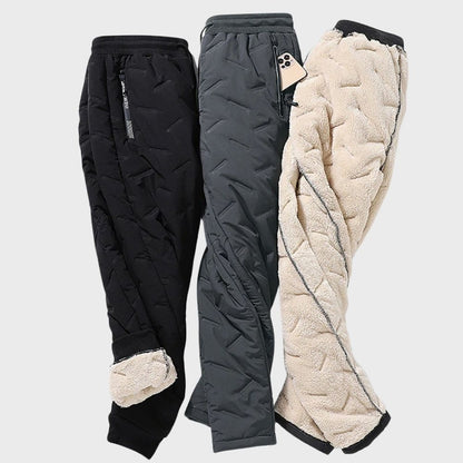 Comfortable Winter Trousers for Men - Logan-Black-M-Nora Luxe