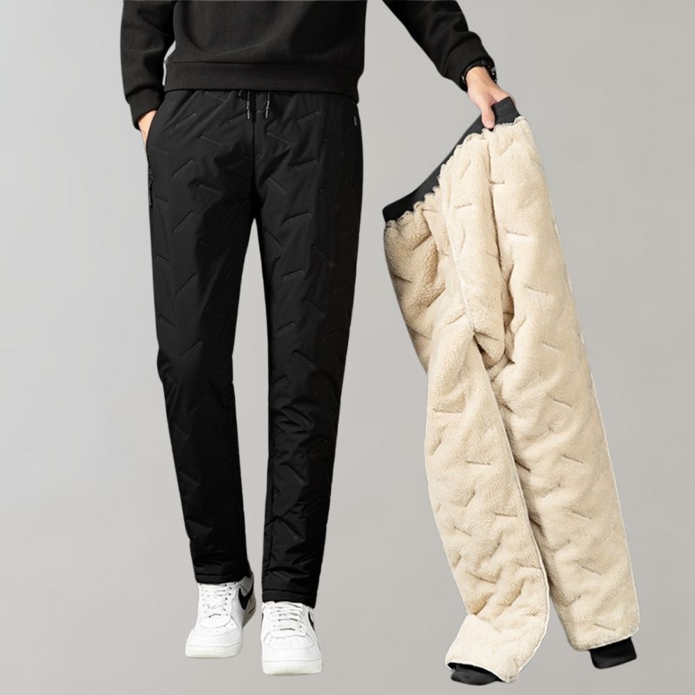 Warm Mens Insulated Winter Pants Logan - Pexav