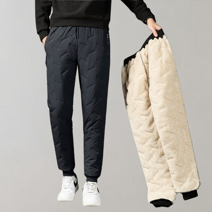 Comfortable Winter Trousers for Men - Logan-Gray Pencil-M-Nora Luxe