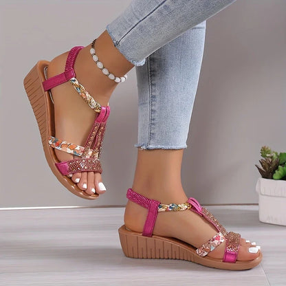 Supportive Womens Contour Sandals with Cushioned Insoles - Pexav