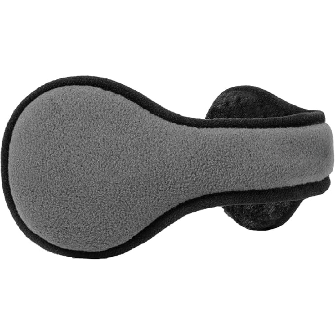 Comfy Foldable Fleece Ear Covers - SnugMuffs-Dark Gray-Nora Luxe