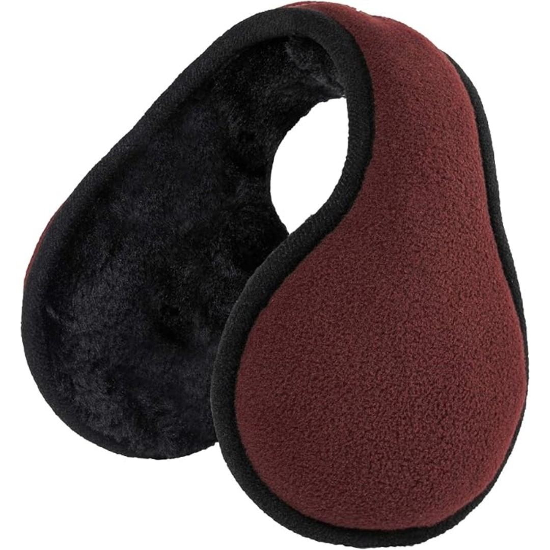 Comfy Foldable Fleece Ear Covers - SnugMuffs-White-Nora Luxe