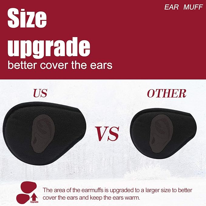 Comfy Foldable Fleece Ear Covers - SnugMuffs-White-Nora Luxe