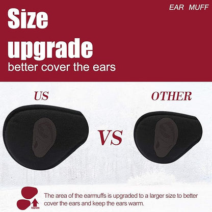 Comfy Foldable Fleece Ear Covers - SnugMuffs-White-Nora Luxe