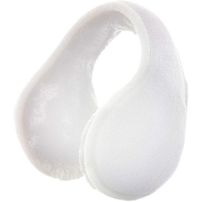Comfy Foldable Fleece Ear Covers - SnugMuffs-White-Nora Luxe