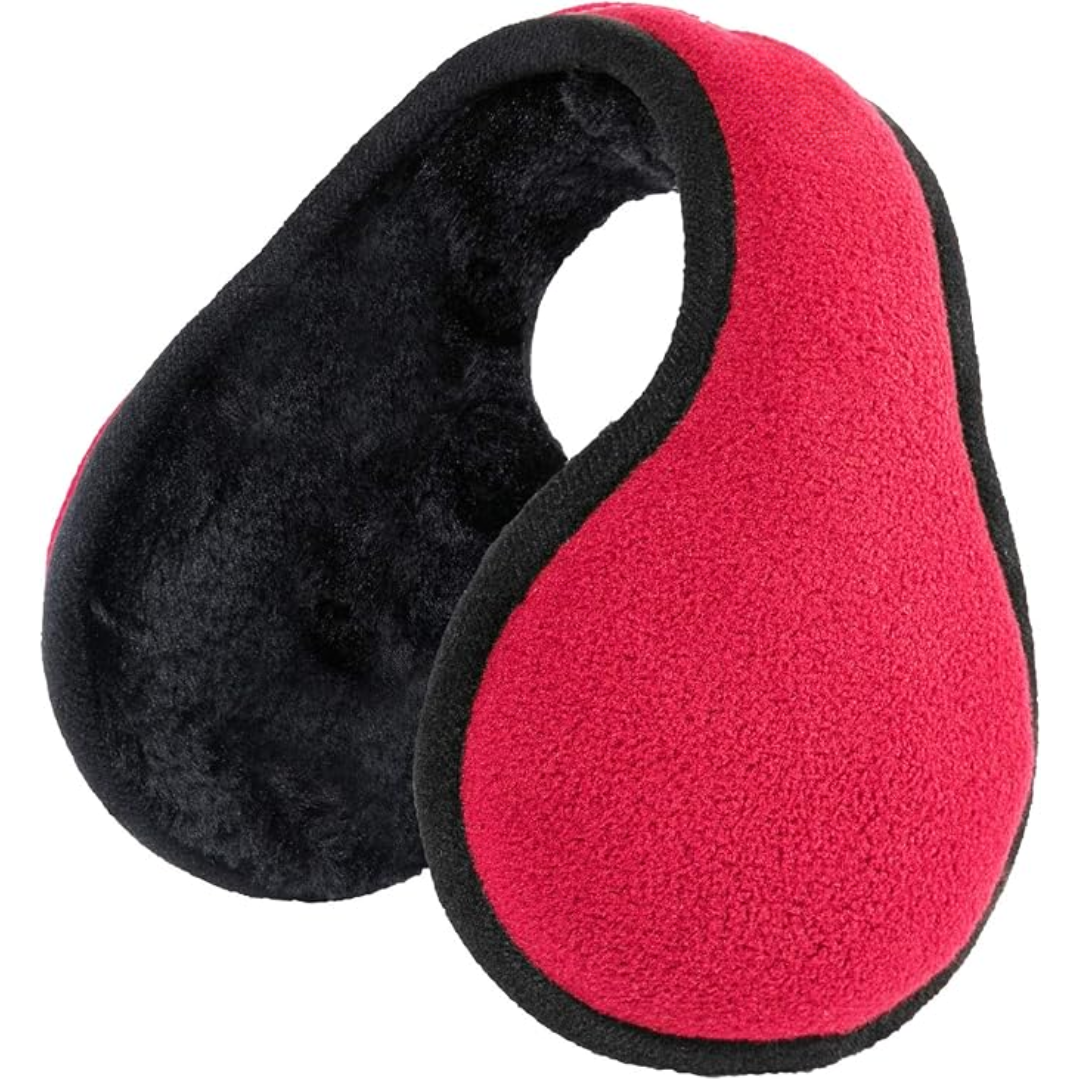 Comfy Foldable Fleece Ear Covers - SnugMuffs-White-Nora Luxe