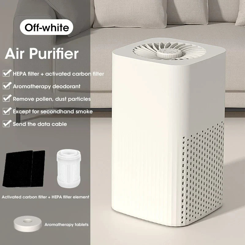 Compact Air Purifier with HEPA Filter - BreezeMini-Type 1-Nora Luxe