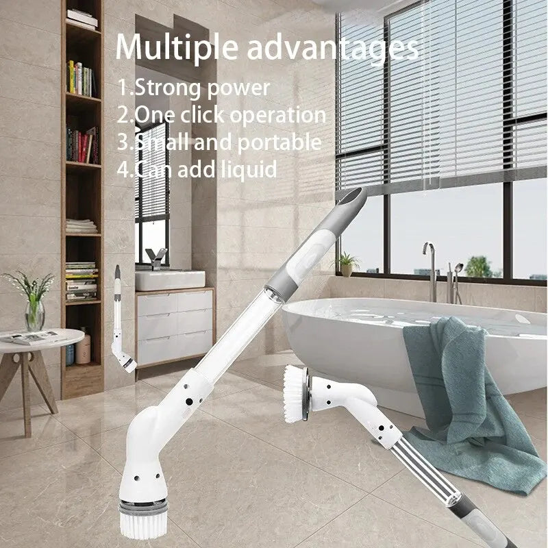Compact Wireless Electric Cleaning Brush - ElectraBrush-Nora Luxe