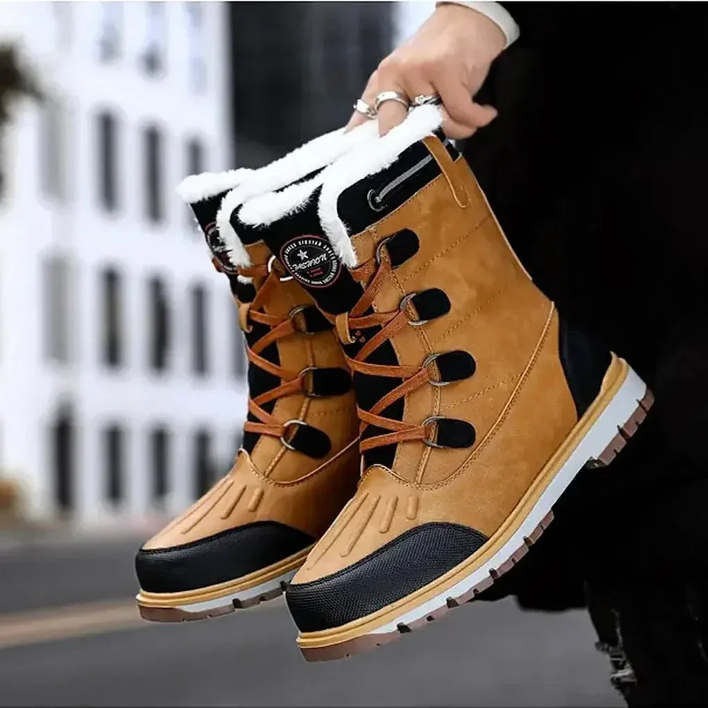 Waterproof Men's Hiking Boots - Durable Outdoor Shoes