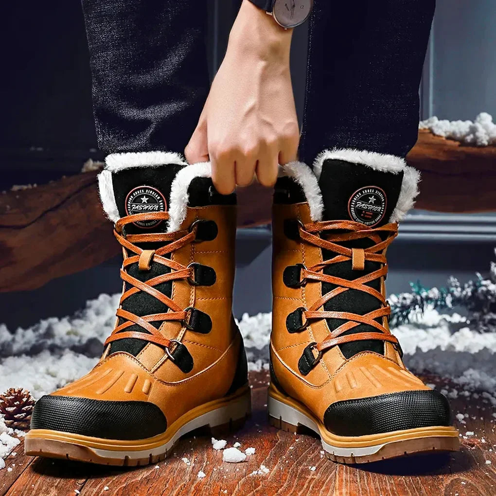 Waterproof Men's Hiking Boots - Durable Outdoor Shoes