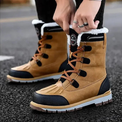 Waterproof Men's Hiking Boots - Durable Outdoor Shoes