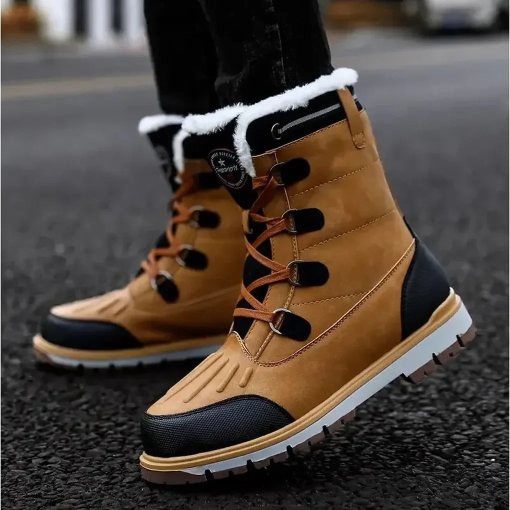 Waterproof Men's Hiking Boots - Durable Outdoor Shoes